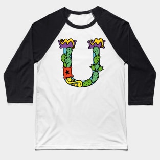 Crazy Monogram U Baseball T-Shirt